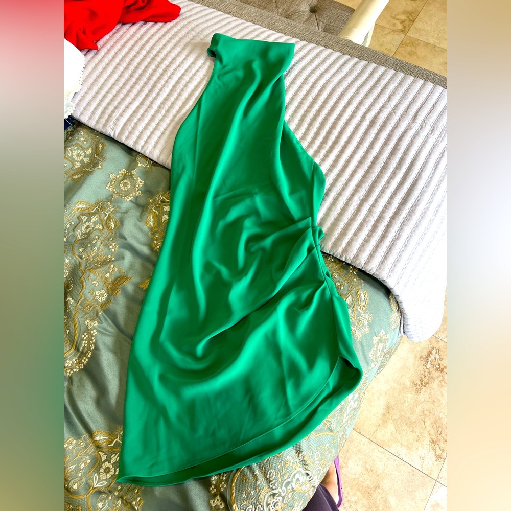 Slingback dress, Kelly Green short dress